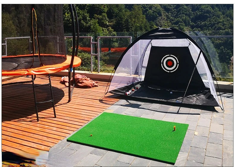 PGM Brand Golf Hitting Cage Indoor 2M 3M Golf Practice Net Tent Garden Grassland Golf Training Equipment Mesh Mat Outdoor Swing