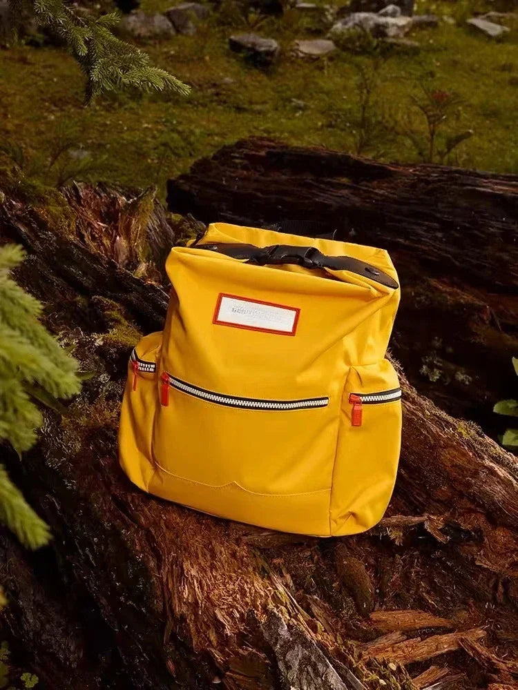 Unisex Outdoor huntsman Backpack with Top Buckle Nylon Waterproof Travel Mountaineering Backpack