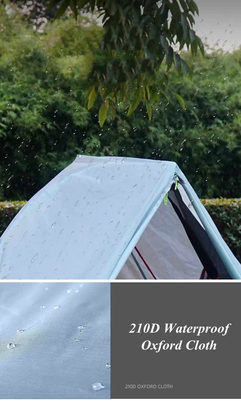 Outdoor Camping Off-the-ground Tent Single-person Easy-to-storage Portable Aluminum Alloy Anti-mosquito Rain-proof Fishing Tent