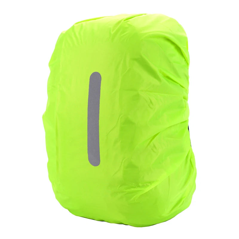 Reflective Waterproof Backpack Rain Cover Outdoor Night Cycling Safety Light Raincover Bag Hiking Mountaineering Backpack Cover