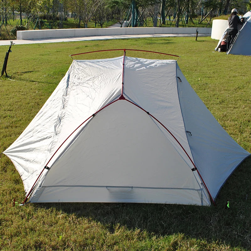 Ultralight Aluminum Poles Camping Tent for 2 Person, 4 Season, PU4000 Waterproof 210T Fabric, Easy to Set Up, Hiking Tents