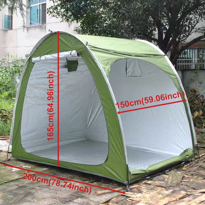 CZX-827 Advanced Bike Tent Bike Storage Shed tent,4 bikes storage tent,4 bikes tent,2 doors bigger cot bed tent,motorcycle tent