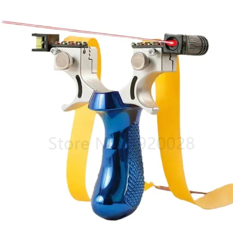 Hunting Slingshot High-power Laser Aiming Slingshot Outdoor Sports Shooting Game Practice Using High Precision Catapult
