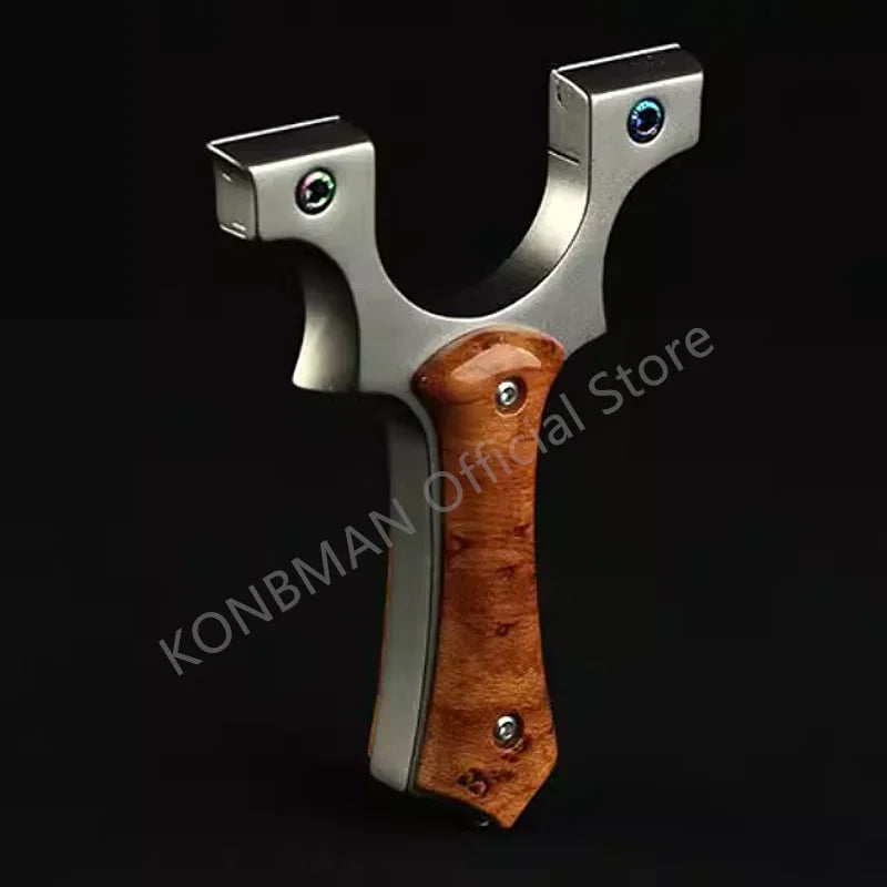 Outdoor Hunting High-power Shooting Metal Slingshot Professional Catapult High-precision Hunting Slingshot Shooting Target