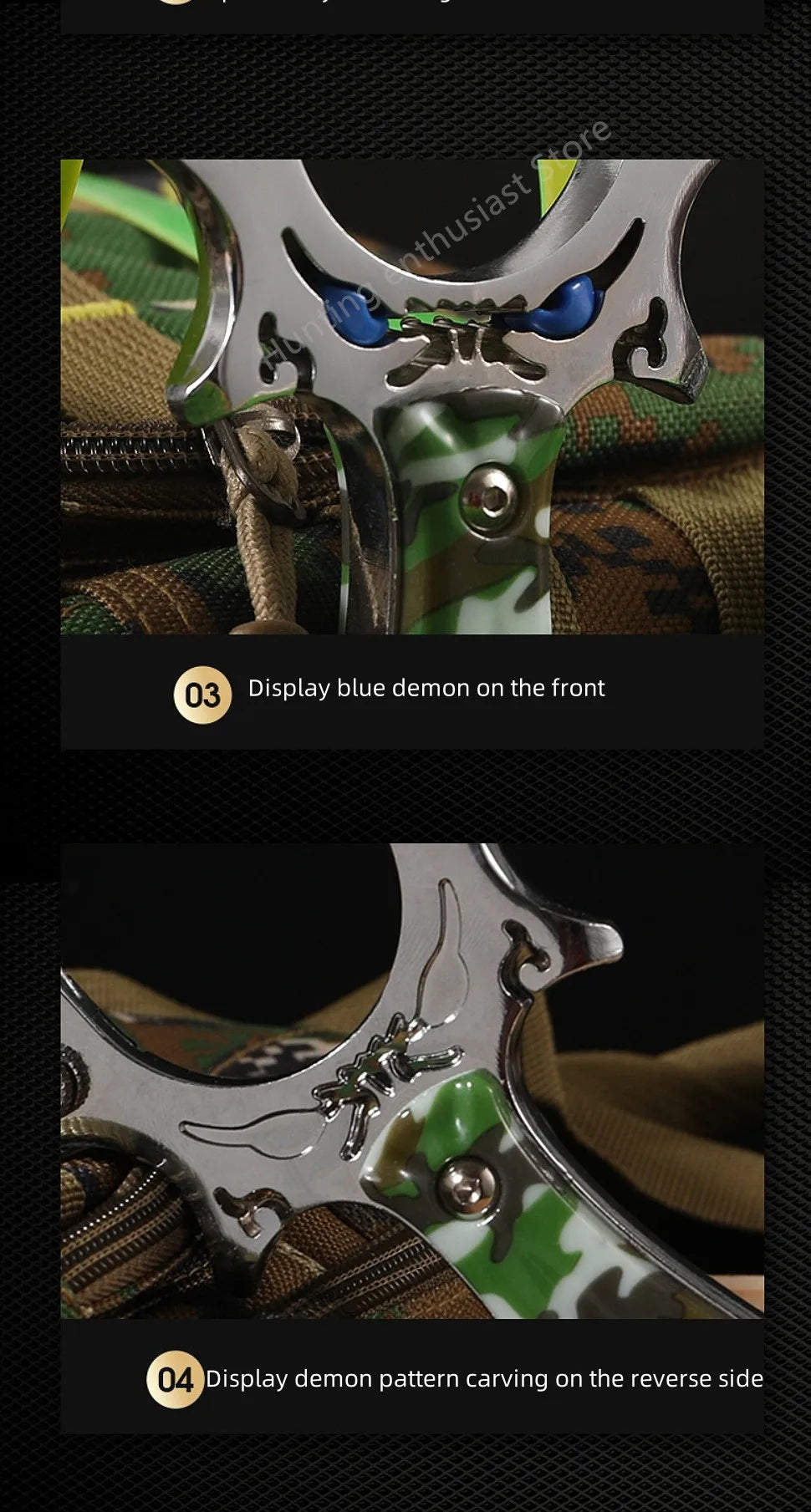 Outdoor hunting laser shooting slingshot high-precision alloy slingshot hunting high-power catapult