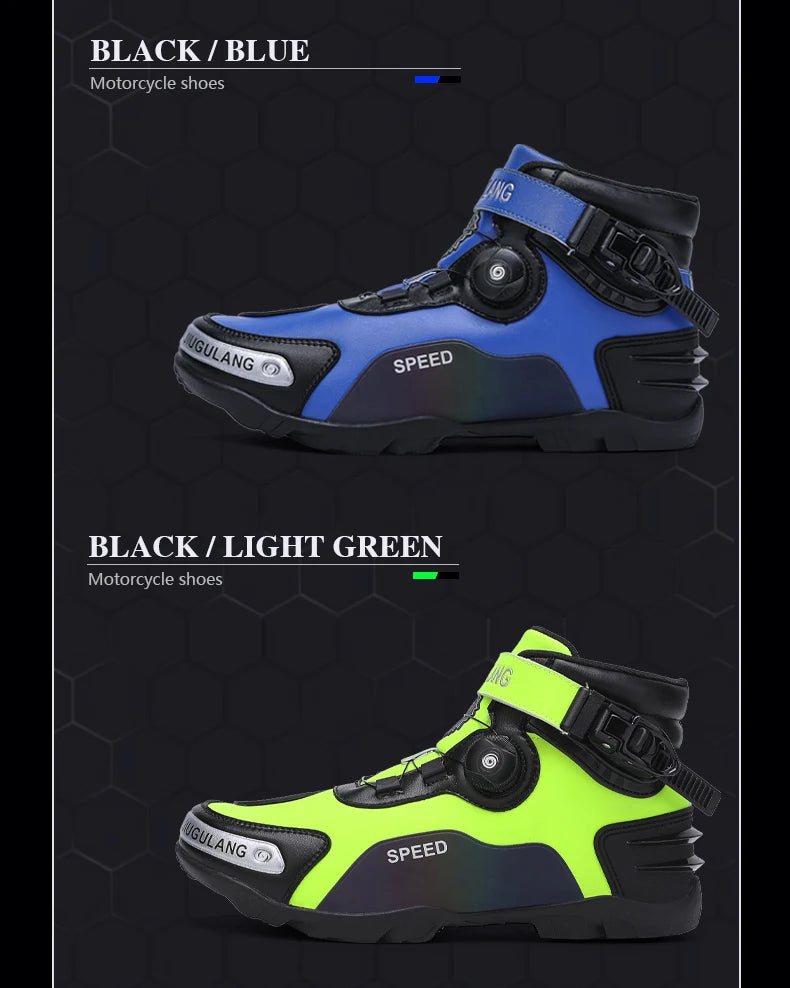 New Motorcycle riding shoes Motorcycle cross-country short boots Racing shoes Motorcycle cross-country shoes