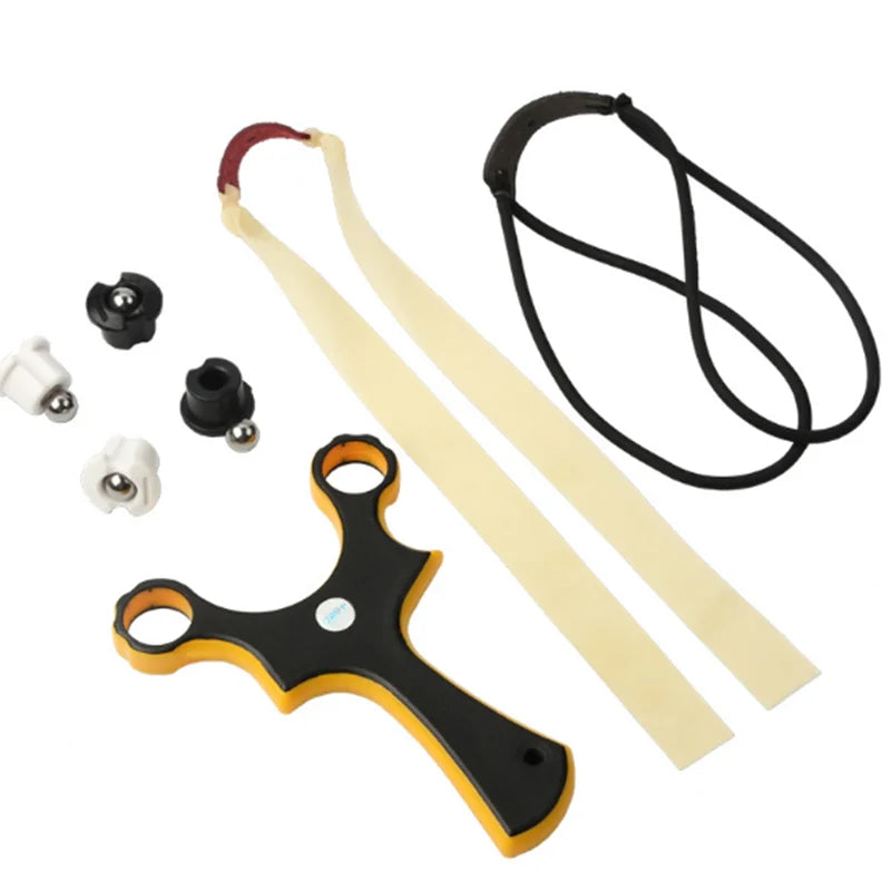 Powerful Rubber Slingshot Catapult Pocket Outdoor Hunting Airsoft Game Slingshot Shooting Adult Hunting Slingshot with Rubber
