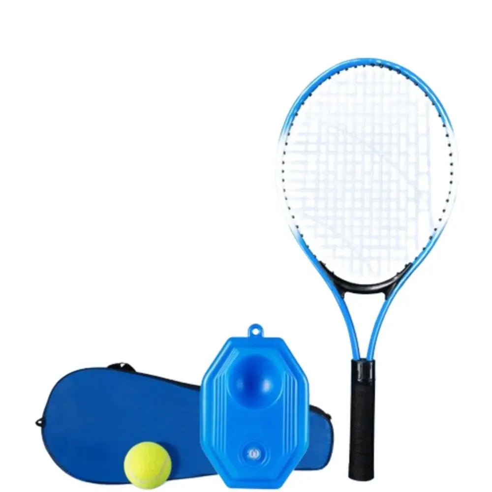 Single Tennis Racket Set for Kids Portable Shock Absorbing Sports Game Toys 23inch Lightweight Tennis Racquets Set