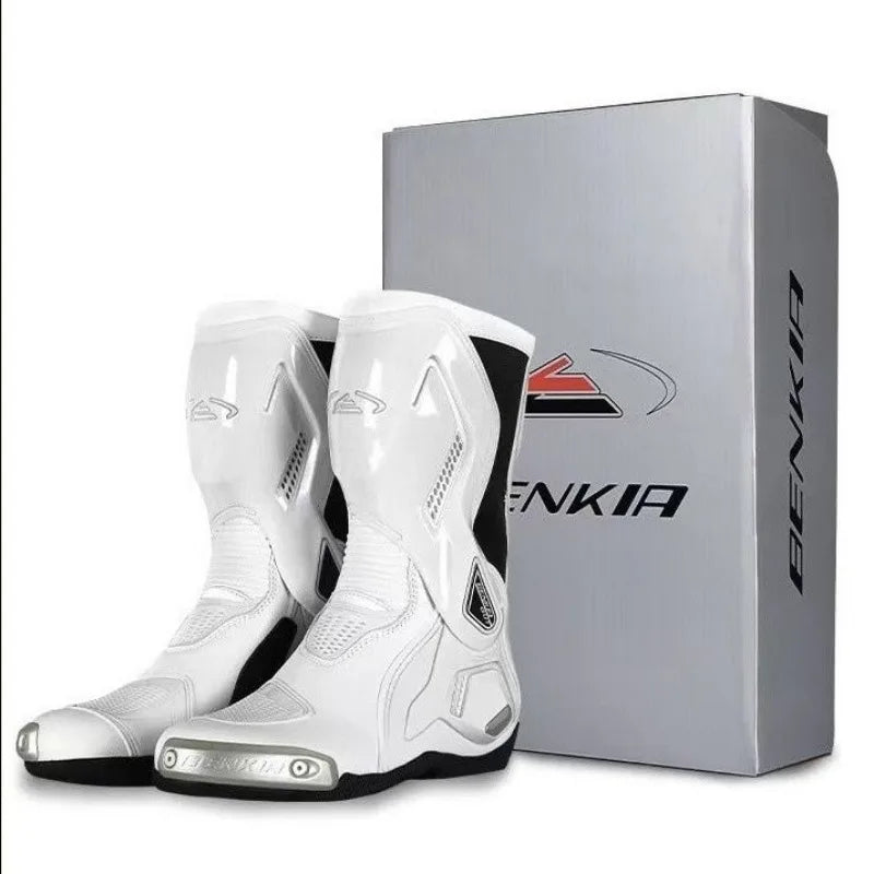 Motorcycle Riding Boots Motorcycle Rally Off-road Racing Shoes Warm and Anti Fall Riding Shoes Motorcycle Travel Supplies