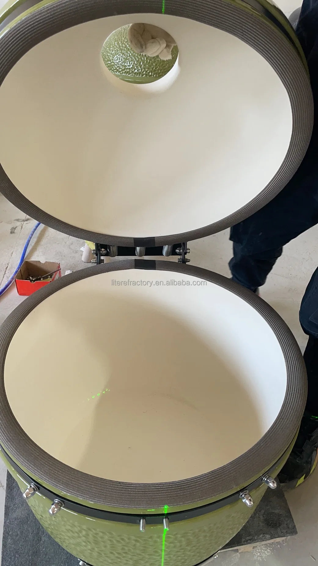 12 15 16 18 22 23 24 27 Inch Kamado Ceramics Burn Oven Removable Grill Outdoor Chicken That Bake Furnace