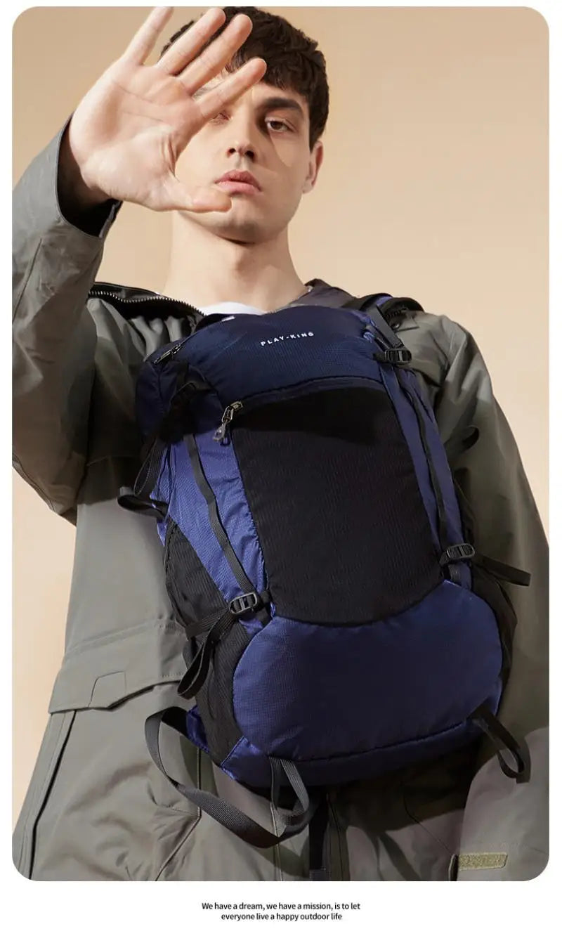 Ultra-light Folding Camping Hiking Backpack Professional Water Repellent Travel Duffle Bags Mountaineering Double Shoulder Bag