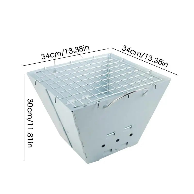 Folding Camping Stove Foldable Stove Burner Camping Grill Camping Stove Safe Outdoor Cooking Compact & Easy Storage