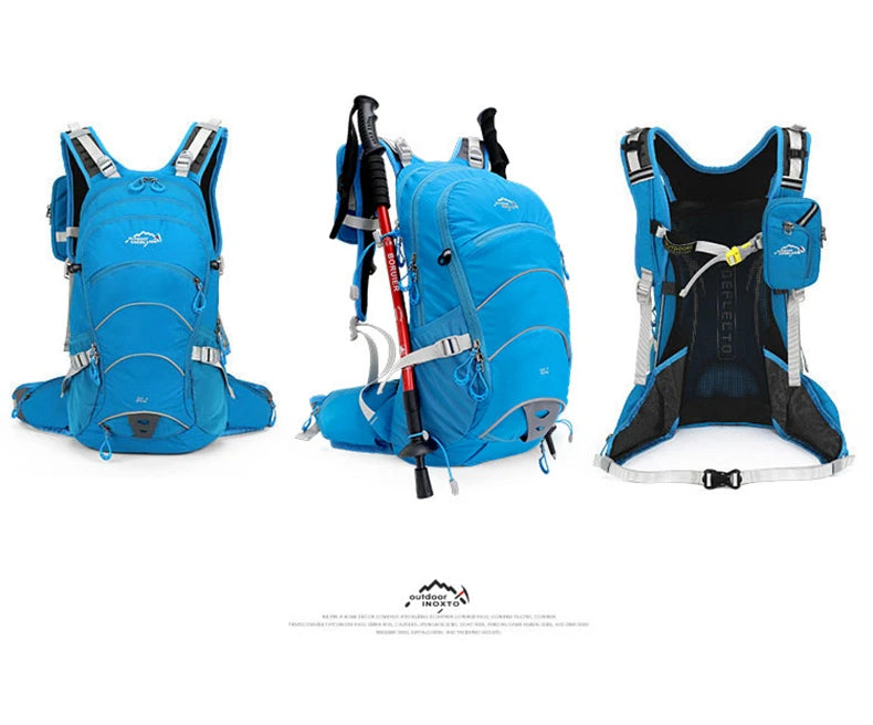 INOXTO Bicycle Bike Bags 20L Portable Waterproof Road Cycling Water Bag Outdoor Sport Climbing Pouch Hydration Backpack