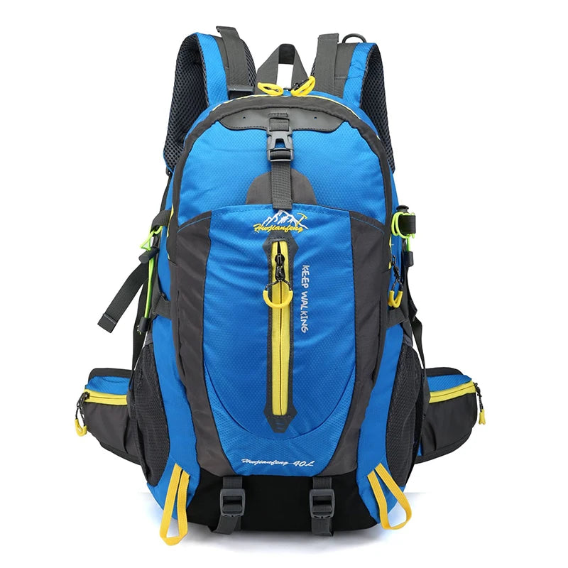 40L Outdoor Backpack Travel Trekking Climbing Mountaineering Rucksack Sports Men'S Bag For Women Waterproof Nature Hike Cycling
