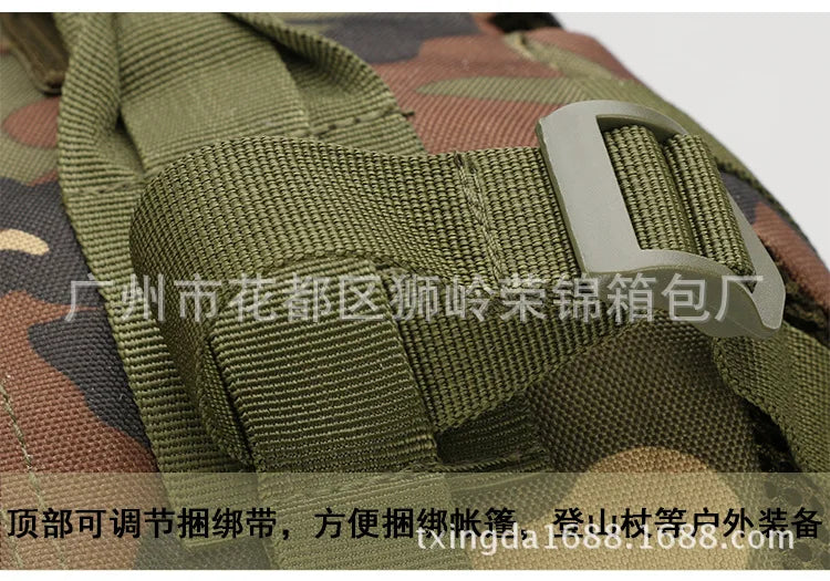 Upgraded 3D Bag Camouflage Mountaineering Bag Tactical Backpack Outdoor Camping Travel Bag