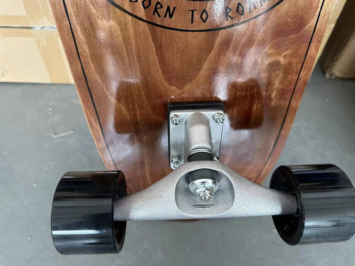 Surf Land Skateboard CX4 CX7 Maple Single Kick Carving Cruiser Skate Board Longboard Pumping Cool Side Sport Street Outdo