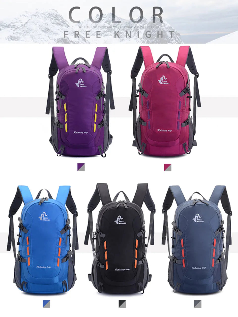 1Pcs Outdoor Sport Bag LOCAL LION 40L Backpacks Travel Bag Men Waterproof Rucksack Backpack
