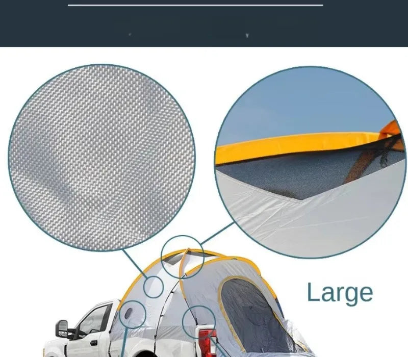 Portable Rainproof Camping Tent, Folding Fishing Tail Tent, Car Pickup Truck Tent
