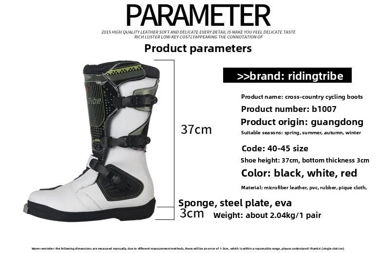 Motorcycle Riding Racing Boots Men's and Women's Anti-Collision Drop Protection Motorcycle Long Thigh Boots for Four Seasons