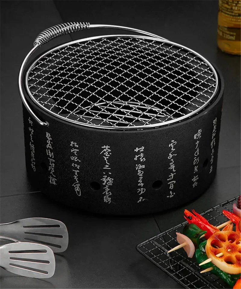 Aluminium Alloy Indoor Outdoor Bbq Stove Barbecue Tools charcoal grill Portable Japanese Bbq Grill Korean Carbon Barbecue Grills