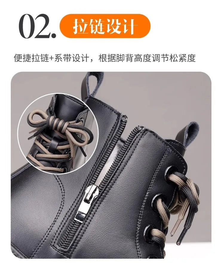 Women's Boots Winter New Fur Snow Boots Platform Plush Comfortable Anti Slip Warm Lace Up Cold Proof Cotton Ankle Boots Women