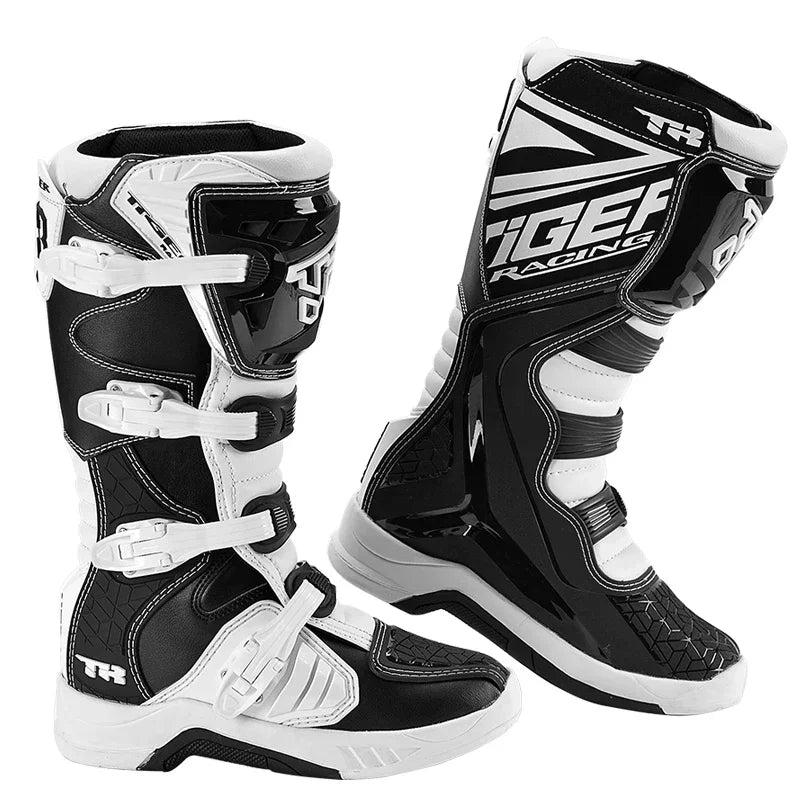 2021 NEW Motorcycle Enduro Motocross Boots Riding Mx Moto Cross Botas Motorbike Motorboats Shoes Racing Men's MTB Downhill Boots