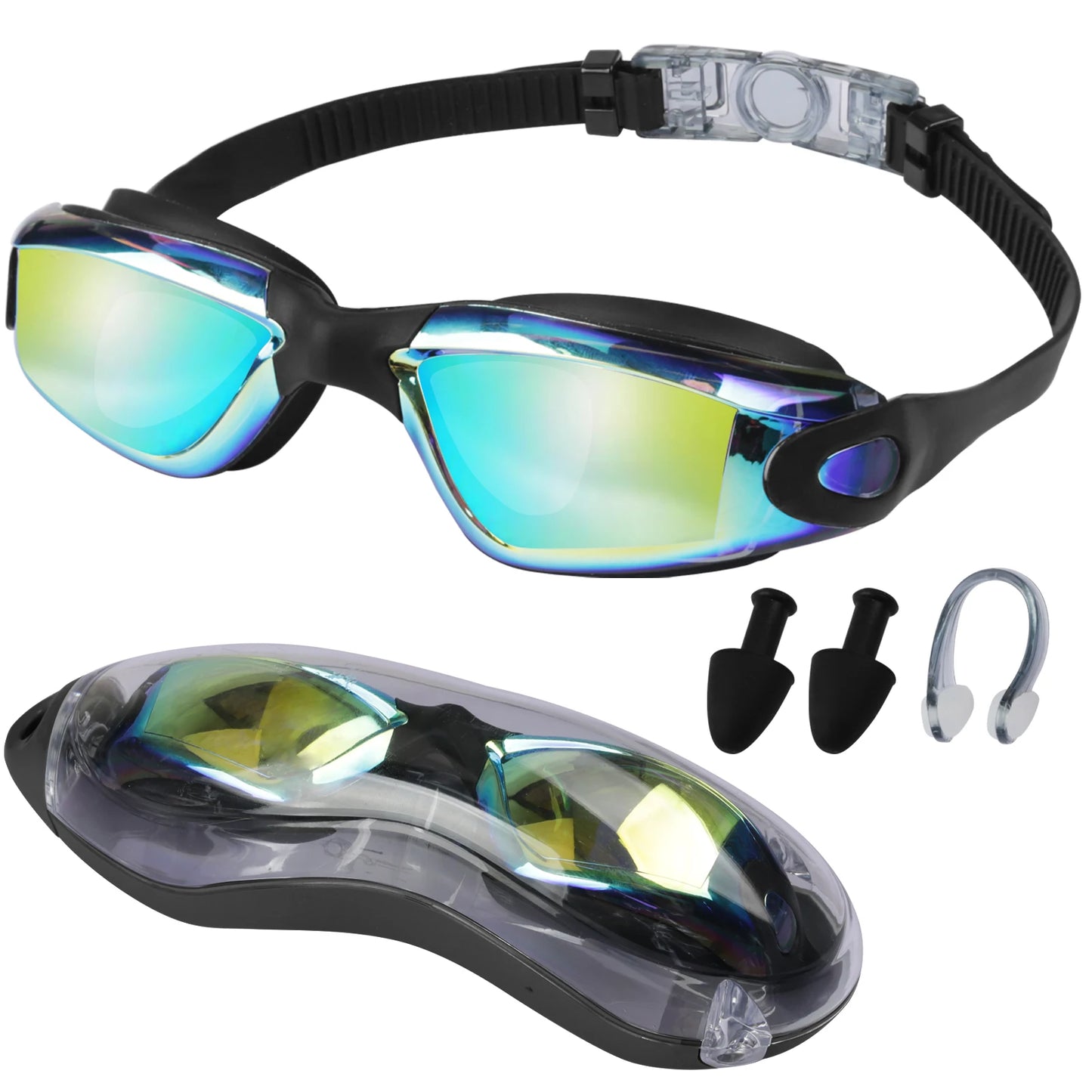 Swimming Goggles Anti-Fog Waterproof No Leaking Swim Goggles for Adult Children
