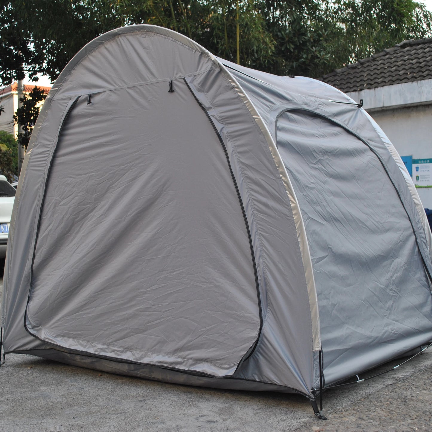 CZX-827 Advanced Bike Tent Bike Storage Shed tent,4 bikes storage tent,4 bikes tent,2 doors bigger cot bed tent,motorcycle tent