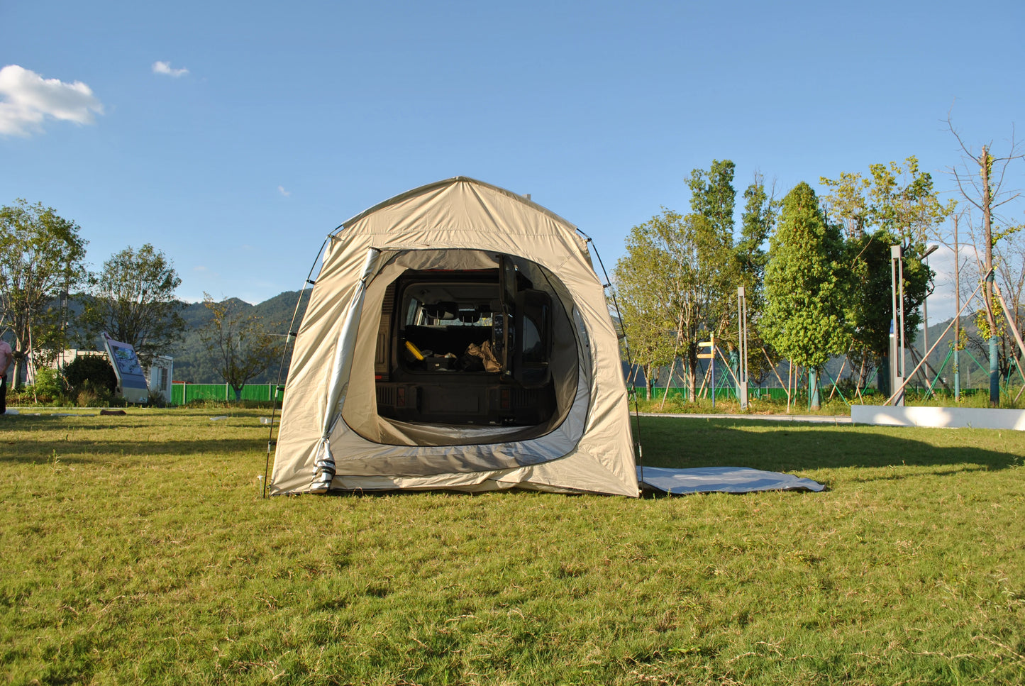 2/3/4 Person Tailgate Camping Tent | PU3000 Waterproof & UV-Resistant | Easy Assembly with Carry Bag| Suitable for Short Trips