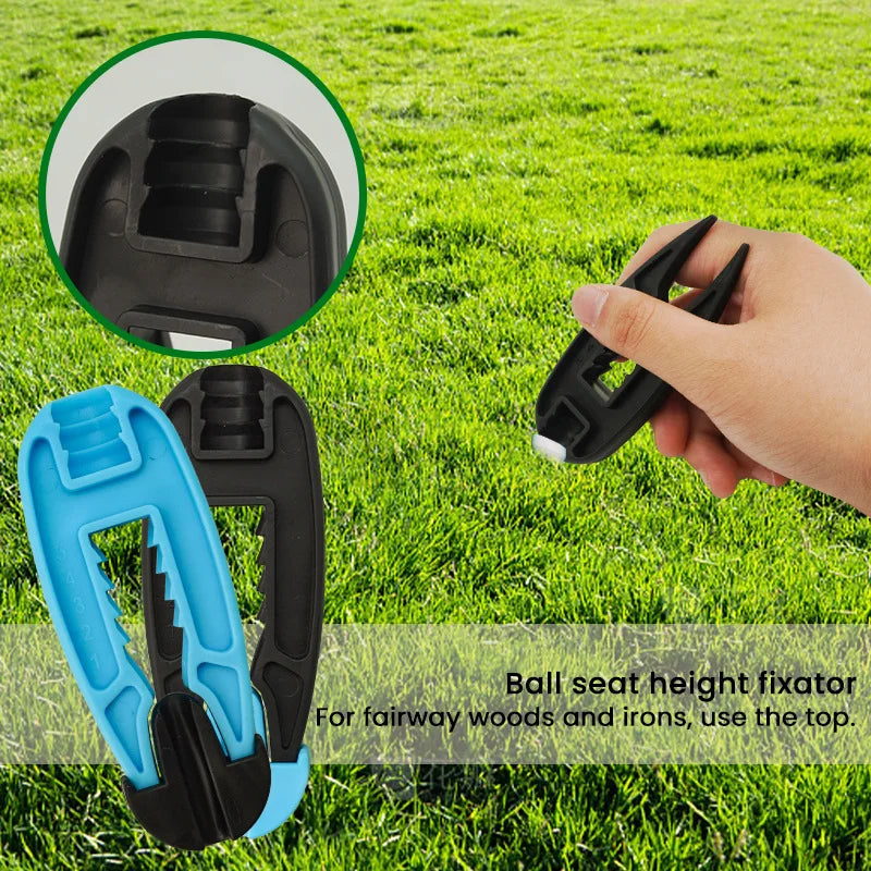 Adjustable Golf Tee Height Tool Precision Tee Height Setter for Consistent Swings Durable Design Easy-to-Use Golf Training Aid