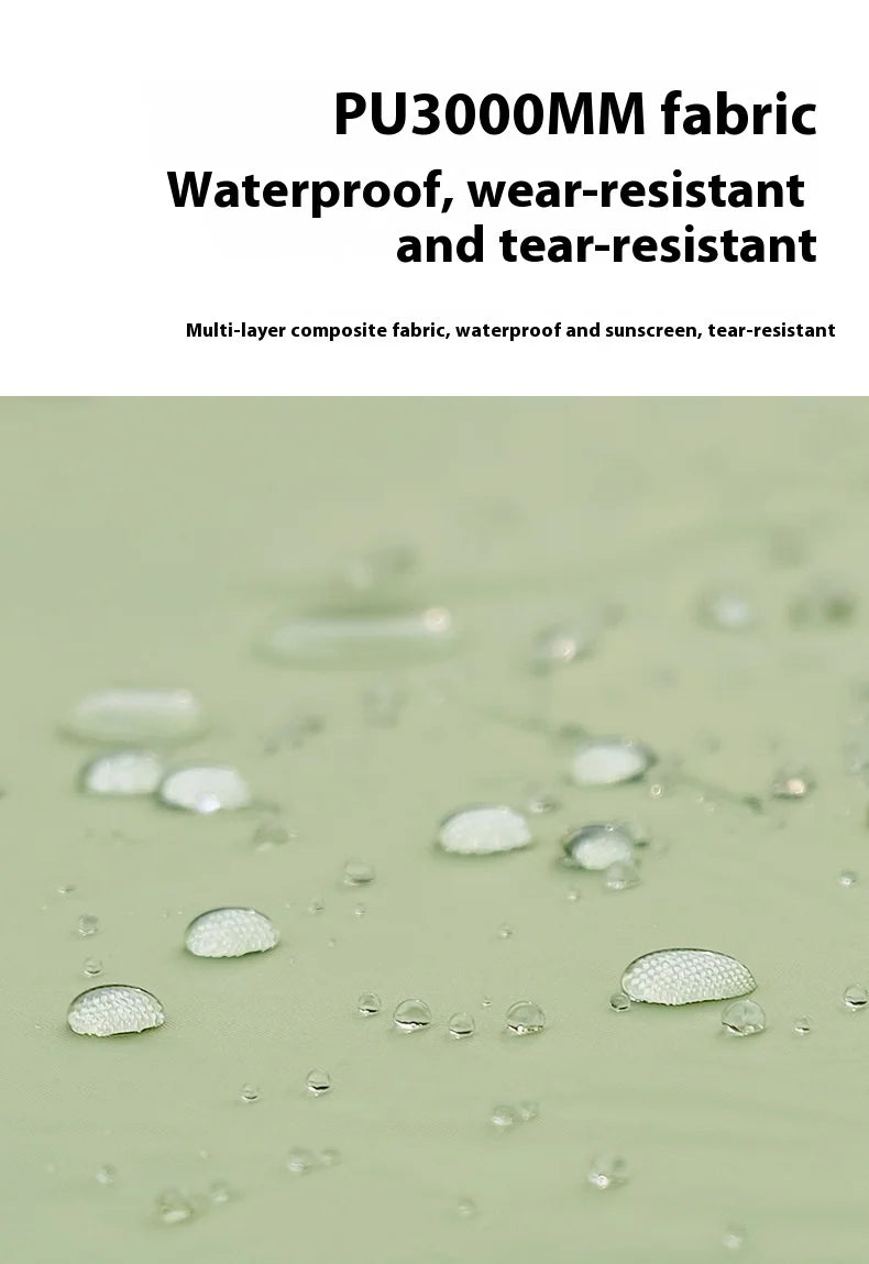 Tunnel Tent Outdoor Two Rooms and One Hall Thickened Windproof and Rainproof Tent Camping Sun Screen Tent душевая палатка