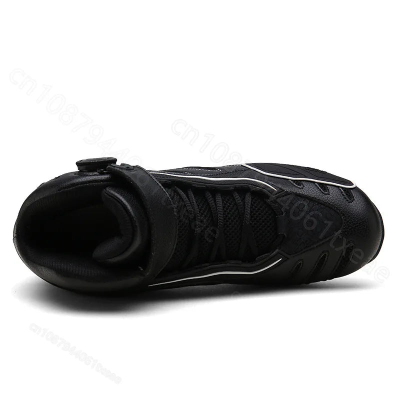 Soft Motorcycle Boots PRO Boot Biker Waterproof SPEED Motorboats Men Motocross Boots Non-slip Motorcycle Shoes