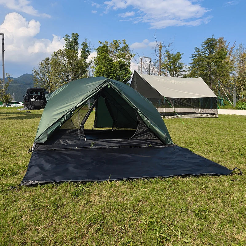 Portable Lightweight Camping Tent (2-Person Capacity) with PU4000 Waterproof Floor & Footprint, Perfect for Backpacking & Hiking