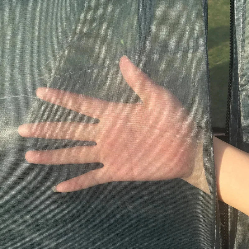 1 Person Ultralight Hiking Camping Tents Backpacking Pyramid Tent Portable Dual Layer Rainproof Rodless Pyramid 4 Season Tent