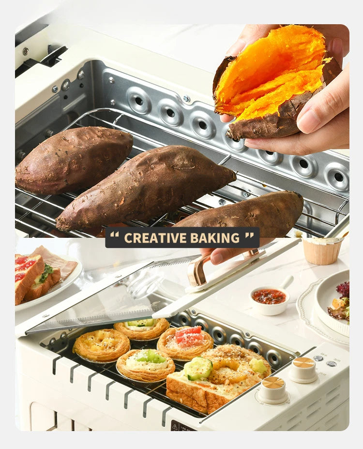 Skewer Barbecue Grill Home Automatic Rotating Multifunctional Indoor Electric Grill Light Smoke Barbecue Machine G-26