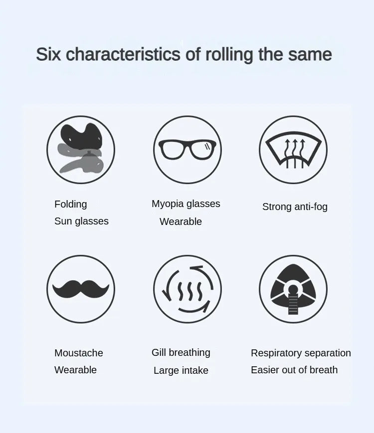 2025 New Professional Snorkeling Mask For Kids Adults High-definition Anti Fog Foldable Swimming Fully Dry Myopia Diving Goggles