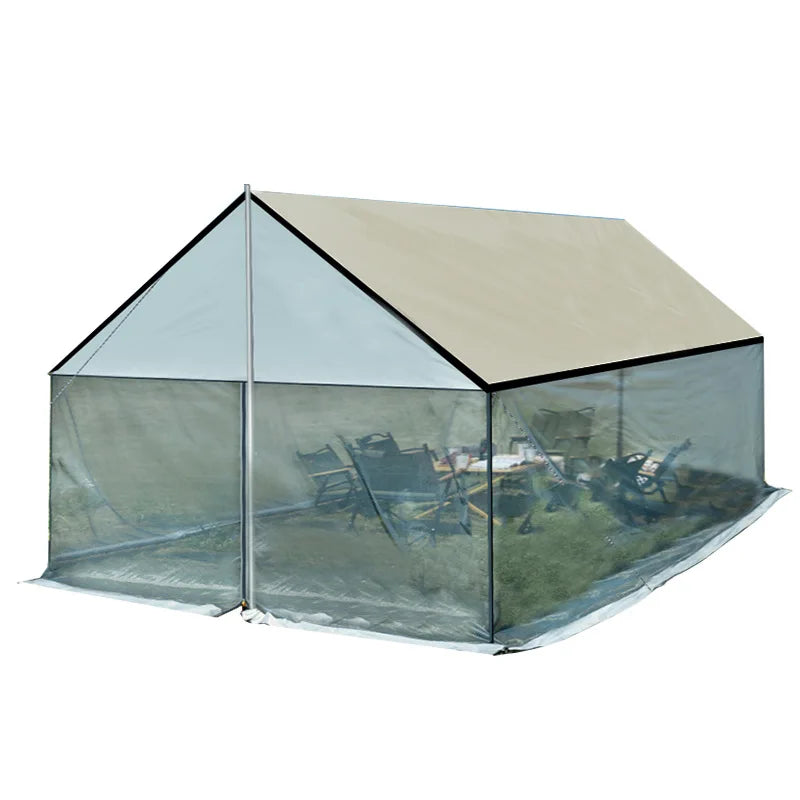 Outdoor Camping Sunade Tent Me Mosquito Net Leisure Fiing Large Space Sun Protection UPF50+ Canopy Tent Waterproof Oxford Awing