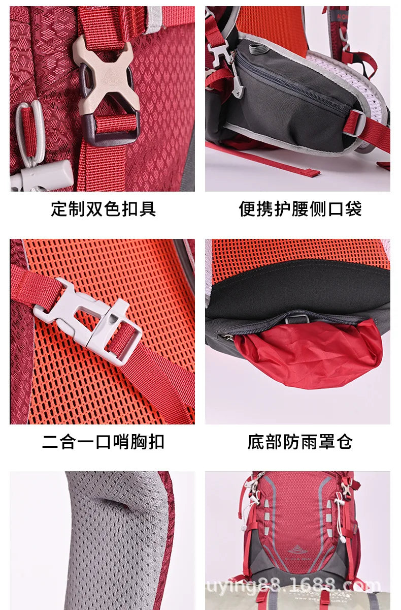 40L Ultralight Hiking Backpack for Men & Women Multi-Purpose Travel Pack | Large Capacity Trekking Camping Climbing Outdoor Gear