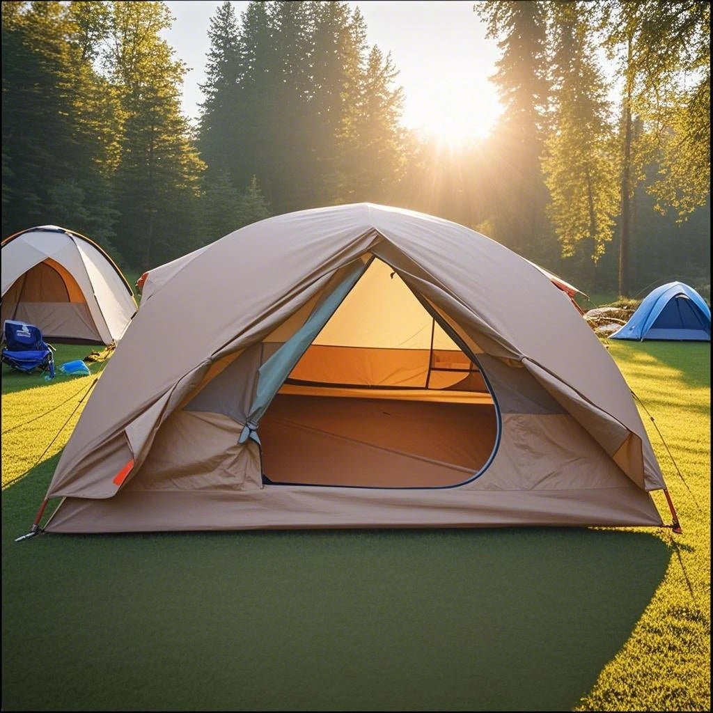 Portable Lightweight Camping Tent (2-Person Capacity) with PU4000 Waterproof Floor & Footprint, Perfect for Backpacking & Hiking