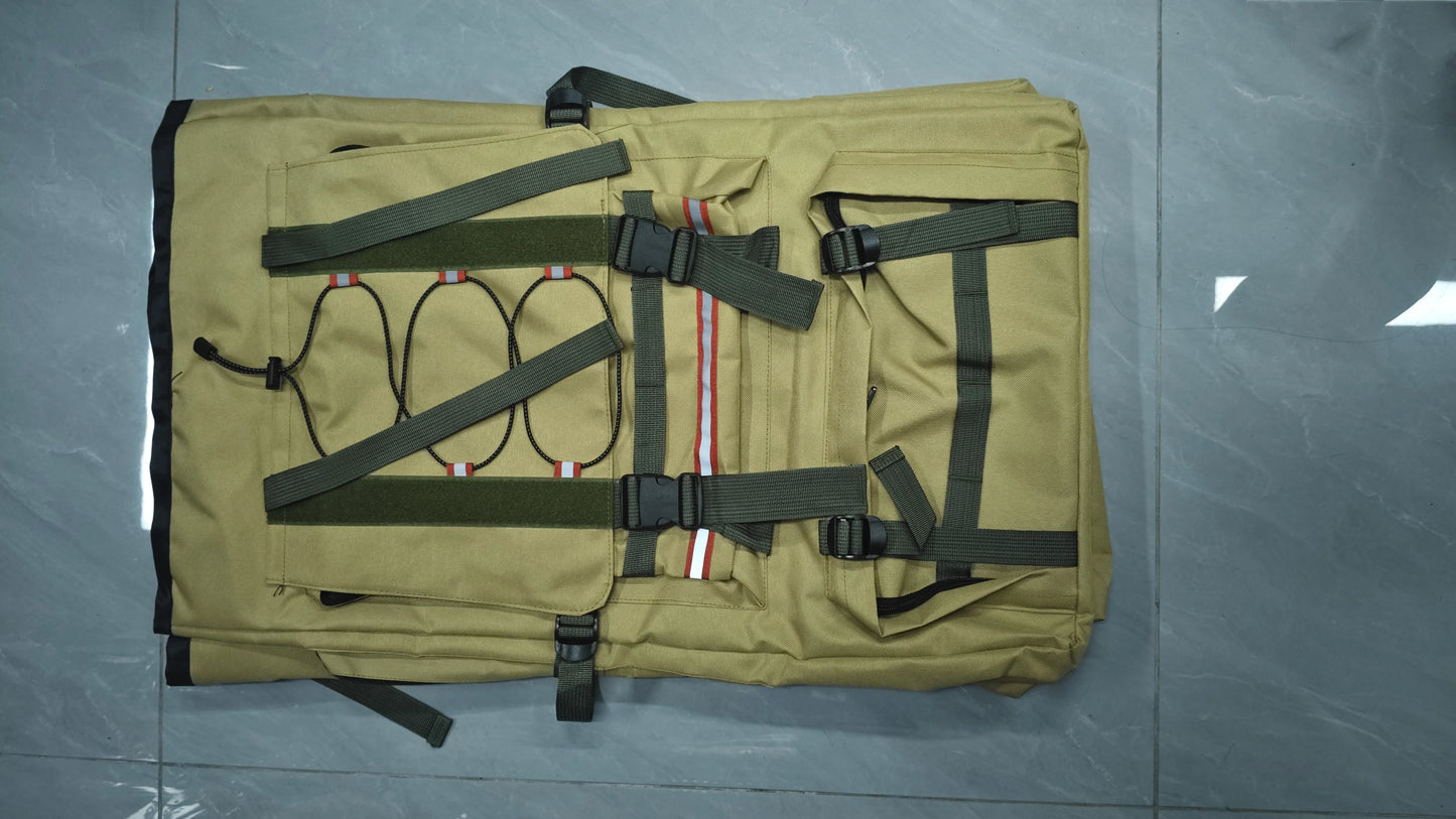 130L Large Capacity Mountaineering Bag Suitable  Outdoor Travel Camping Climbing Adventure Multifunctional Waterproof  Backpack