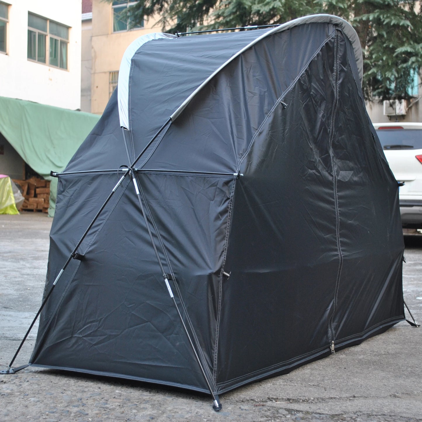 Durable Cot Tent for Camping, Light Weight, Backpacking Tent, Solo, 4000mm Camping Cot Package Not Include