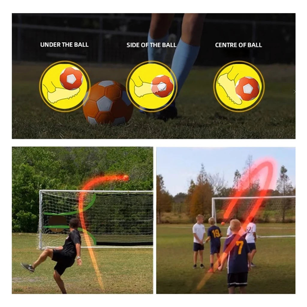 Size 5 Curve Soccer Ball Flexible Kids Swerve Soccer Balls Outdoor Sport Football Unique Youth Football Very soft and light