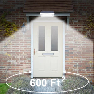 1100LM Solar 48Led Light Outdoor WaterProof Aluminum Radar Motion Sensor Lighting Lamp for Wall Security Yard Patio Fence Porch