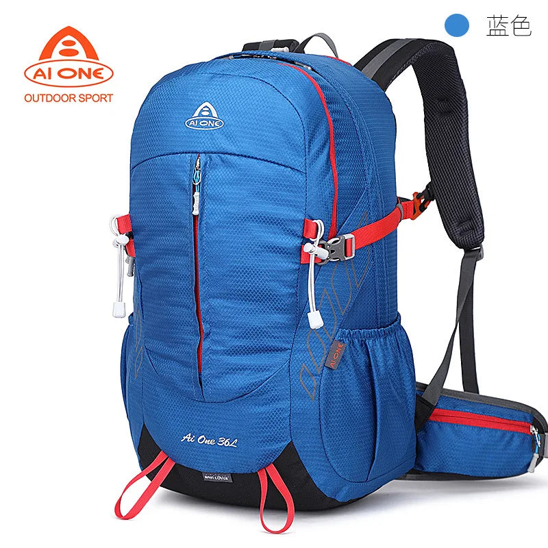 36L Mountain Top Climbing Bag Hicking Trekking Backpack Men Women Survival Backpack Tourist Cycling Backbag Tramping Pack 2022