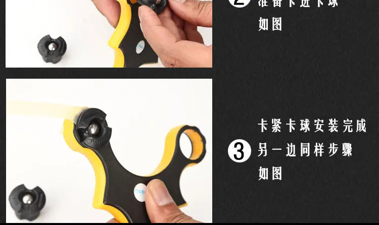 Powerful Rubber Slingshot Catapult Pocket Outdoor Hunting Airsoft Game Slingshot Shooting Adult Hunting Slingshot with Rubber