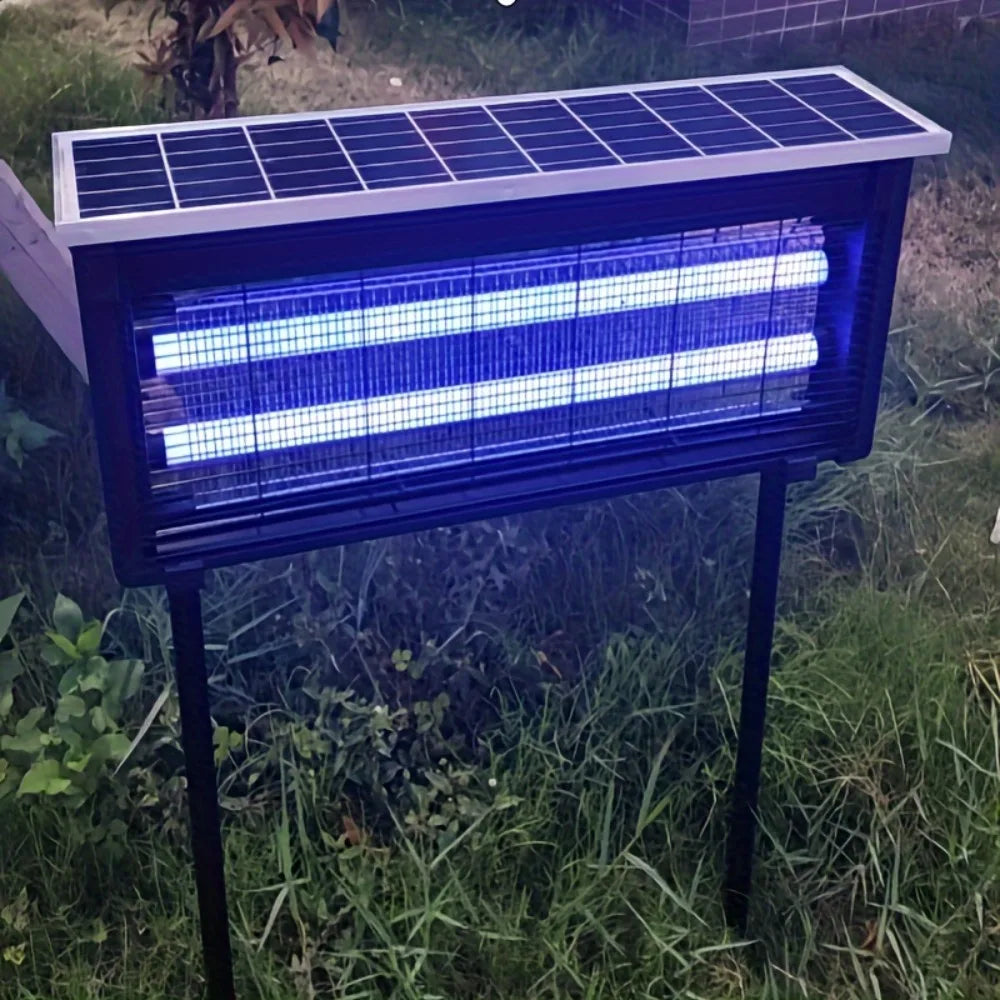 40W 6000mAh Battery Solar-Powered Mosquito Killer Light Source - Outdoor Waterproof Bug Zapper Ideal for Garden Patio & Camping