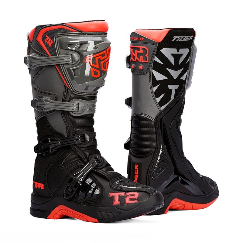 2025 NEW Racing Boots Safe Riding Motocross Boots Waterproof Anti Fall Wear-resistant Motorcycle Boots Equipment Rally Shoes