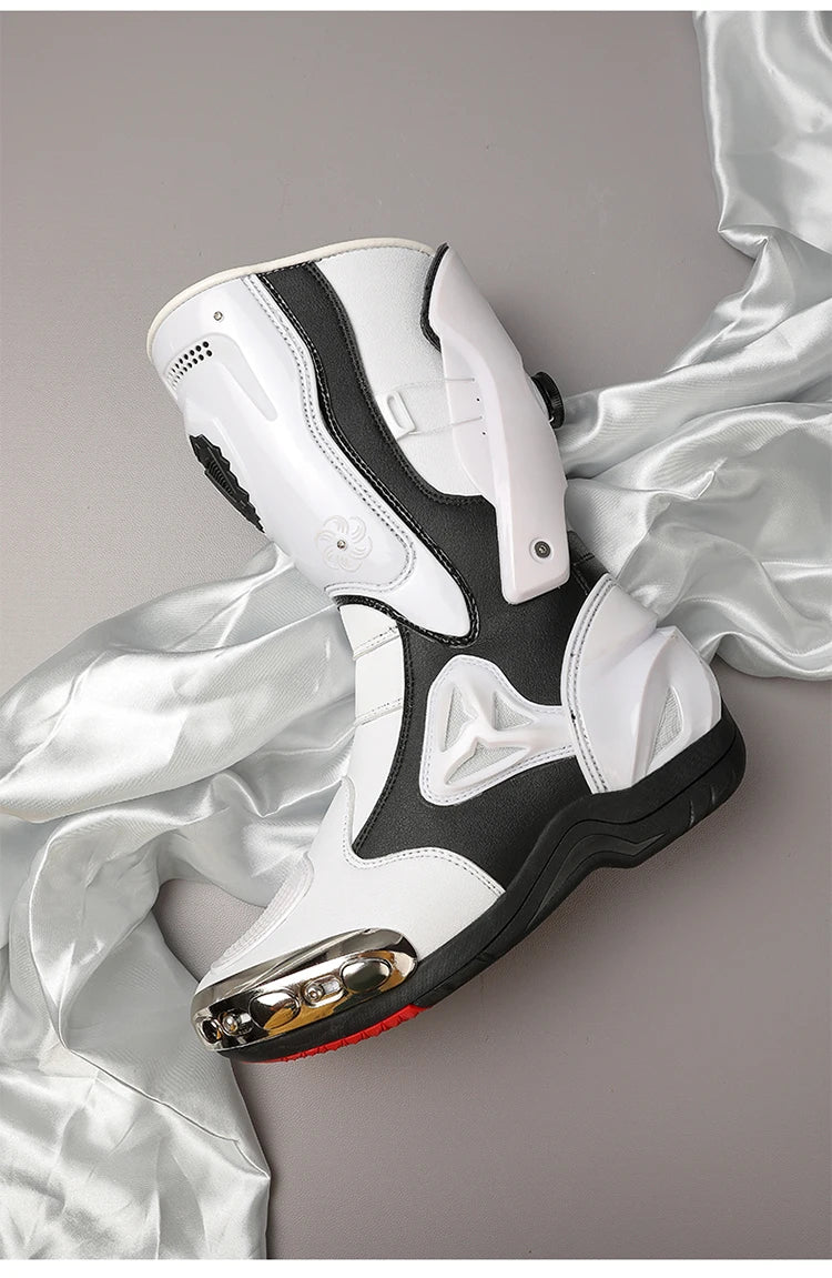 36-47 Anti Fall Motocross Boots Wear-resistant Motorcycle Boots Men's Women Racing Boots Safe Riding Equipment Rally Shoes