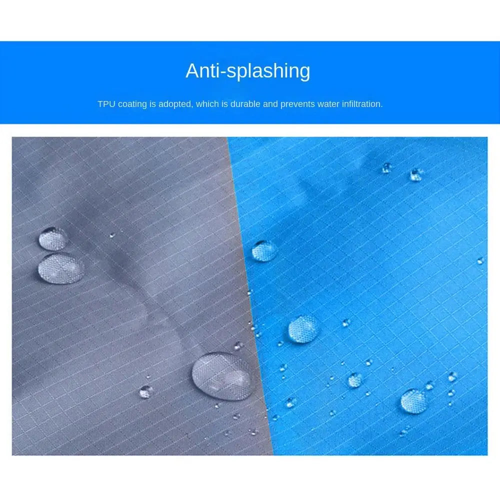 200*210cm Waterproof Tent Floor Tarp Picnic Mat Ultralight Pocket Tent Footprint Beach Tarp with Sack Camping Hiking Accessories