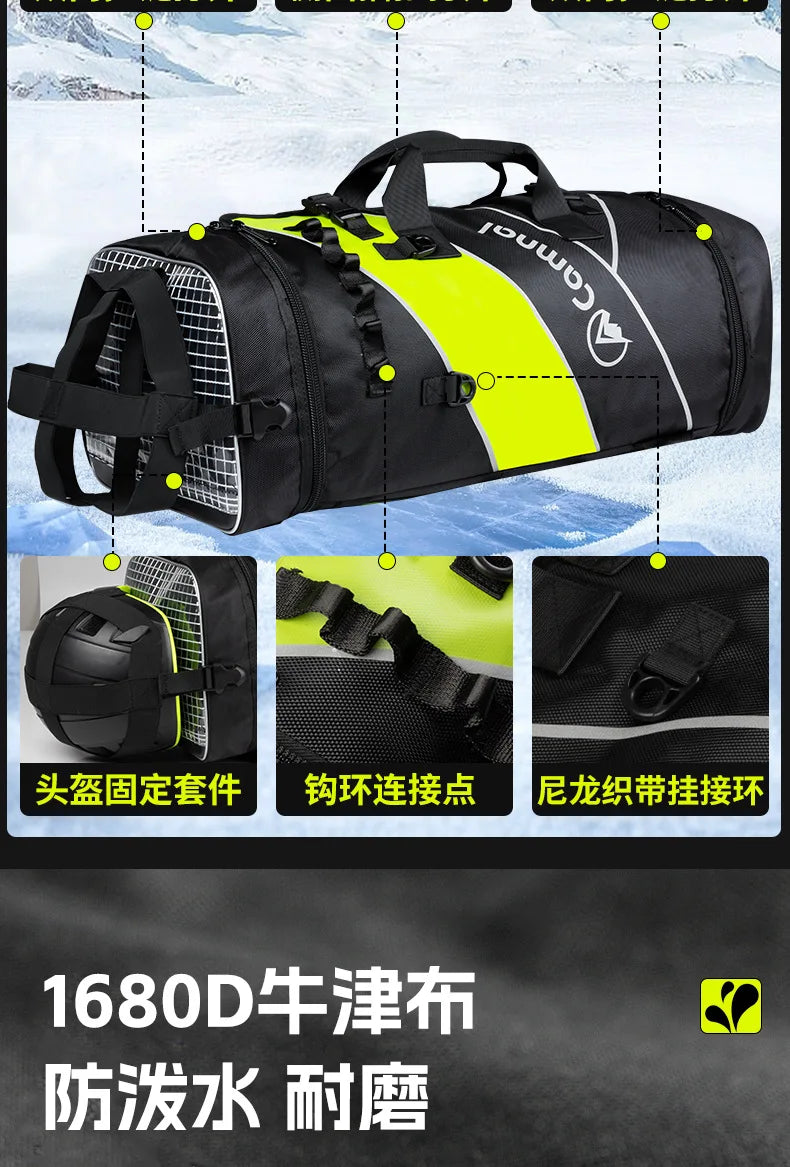 55L Outdoor Climbing Equipment Rope Bag, 1680D Oxford Cloth Waterproof And Wear-Resistant, Rescue Equipment Storage Bag,P896